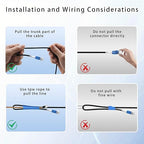 30M/100FT LC to LC Armored Outdoor Fiber Optic Cable, Single Mode Duplex - Image 5