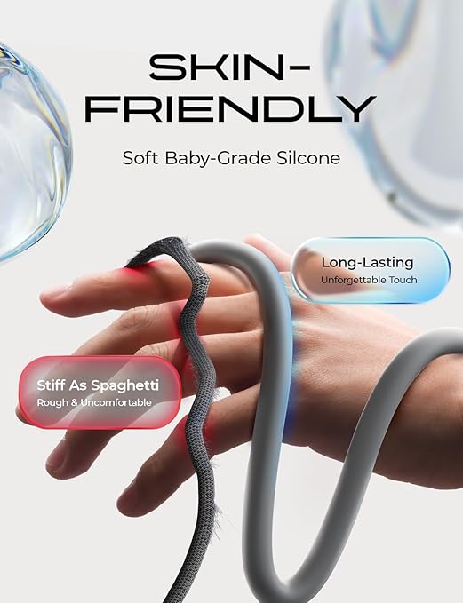 LISEN 6.6FT USB C Cable Fast Charging, Chubby 240W Cable USB C to USB C Fast - Image 7
