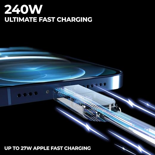 Rolling Square inCharge XS - 240W 4in1 Keyring Cable | Fast Charging & Data - Image 3