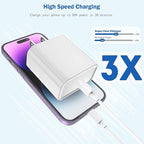 iPhone 14 Charger Fast Charging, Quick 20W USB C Charger Block - Image 2