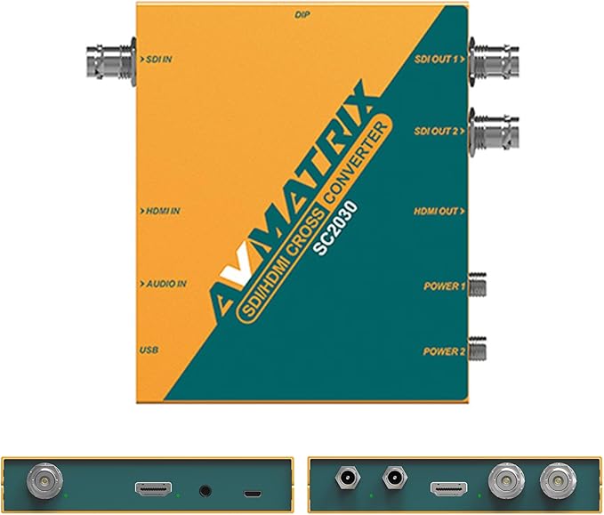 AVMATRIX SDI/HDMI Up/Down/Cross Converter, DlP Switches, SD/HD/3G-SDI Scaling by AVMATRIX