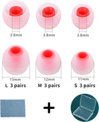 Earbud Tips Ear Bud Tips Soft Anti Slip Washable and Reusable Silicone - Image 2