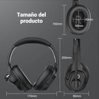Bluetooth Headset for PC, Wireless Computer Headphone - Image 6