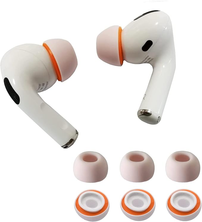 Airpod Pro Ear Tip Memory Foam & Silicone Hybrid Ear Tips, Perfect Noise by Kasott