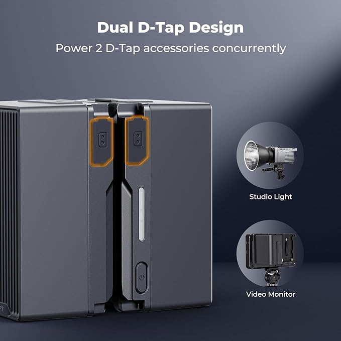K&F CONCEPT V Mount Battery, 99Wh 6700mAh V-Mount Battery - Image 5