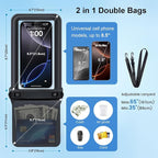 Waterproof Phone Pouch Floating, Double Bags Waterproof Phone Case - Image 5