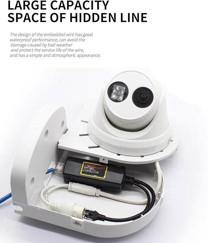 Indoor Outdoor Camera Bracket ABS Plastic Wall Mount L-Shaped Bracket - Image 7