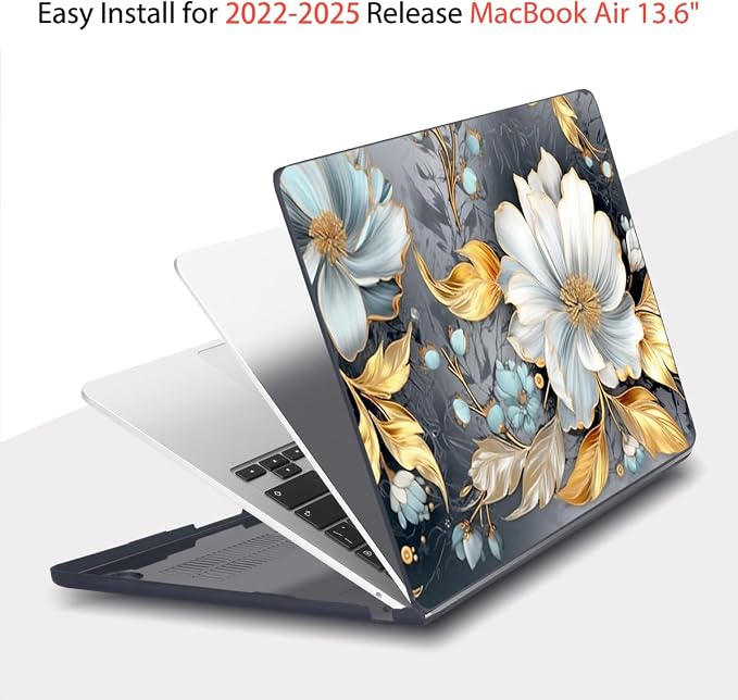 Teryeefi Compatible for 2022-2025 MacBook Air 13.6 inch Case M4 A3240/M3 A3113/ - Image 5
