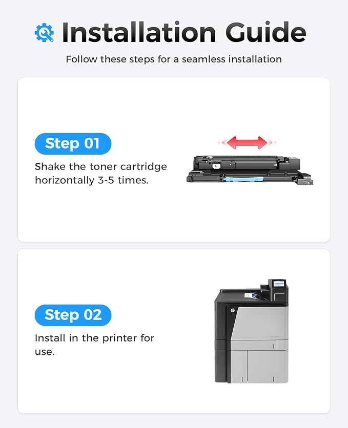 828A Toner Cartridge CF358A CF359A CF364A CF365A Image-Drum 4 Pack Compatible - Image 4