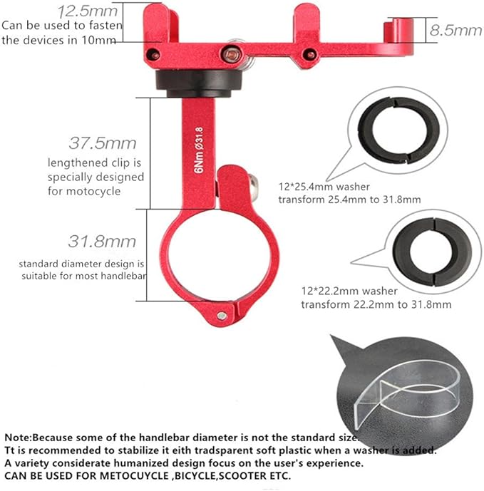 GUB Bicycle & Motorcycle Phone Mount - Image 3