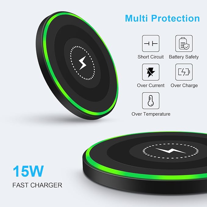 Samsung Wireless Charger Android Charger Fast Charging Pad Wireless Phone - Image 3