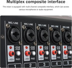 W IN-MIX DX8 Professional DJ Audio Mixer 8 Channel - Image 2