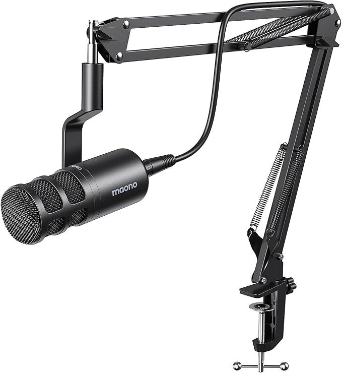 MAONO XLR Podcast Dynamic Microphone, Cardioid Studio Mic by MAONO