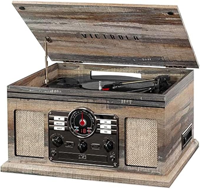 Victrola The Quincy 6-in-1 Bluetooth Record Player & Multimedia Center by Victrola