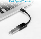 USB C to USB Adapter, Type-C OTG Cable Type C Male to USB A Female Usb to - Image 4