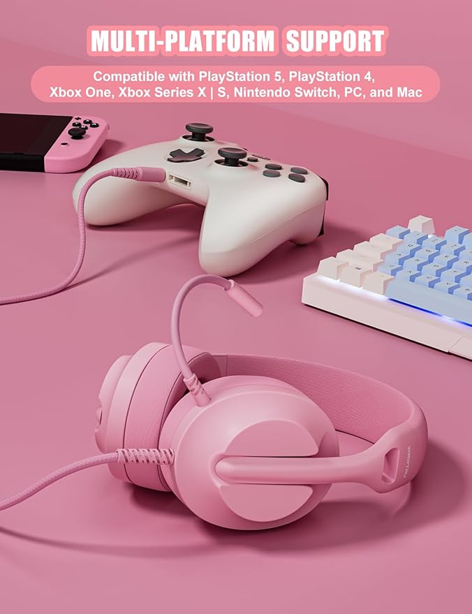 S30 Gaming Headset with Microphone, 198g Lightweight Design, Wired Gaming - Image 6