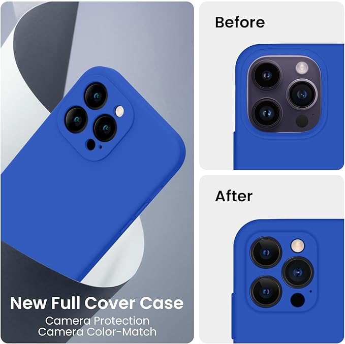 FireNova for iPhone 14 Pro Case, Silicone Upgraded Phone Case with, Soft - Image 3