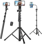 74" Flexible Phone Tripod, Tall Cell Phone Tripod by Victiv