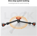 K&F CONCEPT 11" Magic Arm 1/4" Screw 360° Ball Heads Articulating Friction - Image 2