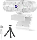 TOALLIN 2K Webcam for PC, Built-in Mic, 90° Wide Angle Webcam by IdealforVideoConferencingandLiveStreaming