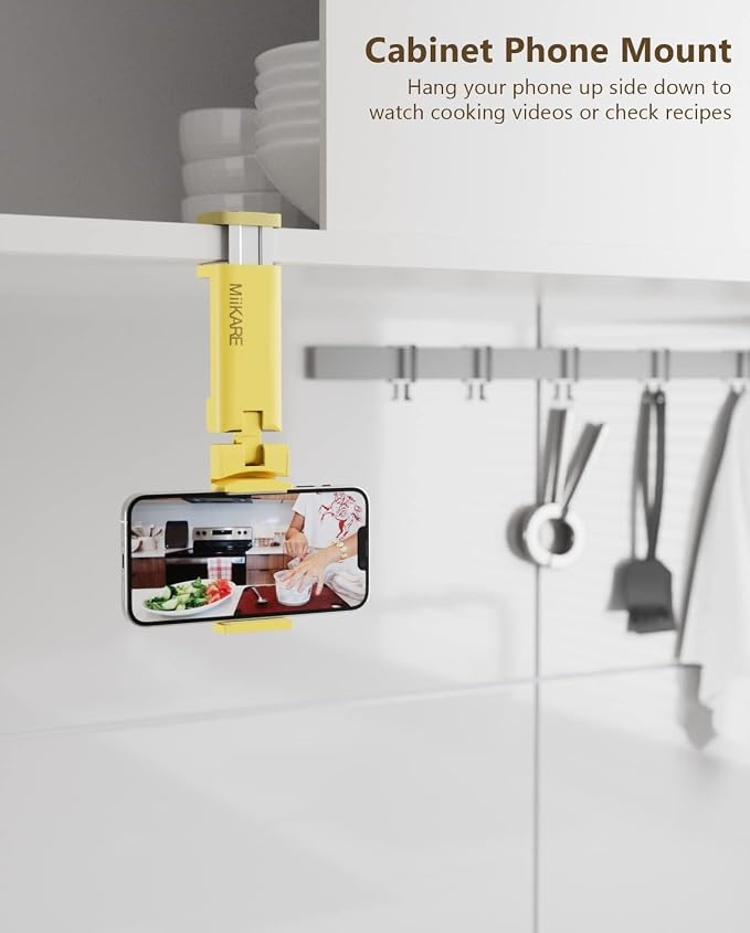 MiiKARE Yellow Phone Holder, Universal Portable Electronic Device Mount - Image 5