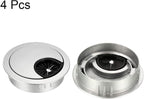 uxcell Cable Hole Cover, 2Inch/50mm Zinc Alloy Desk Wire Cord Cable Grommets - Image 4