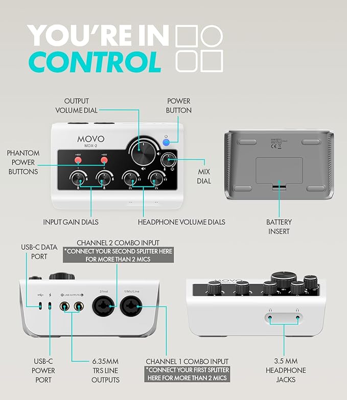 Movo PodPro Portable Podcast Equipment Bundle - Image 7