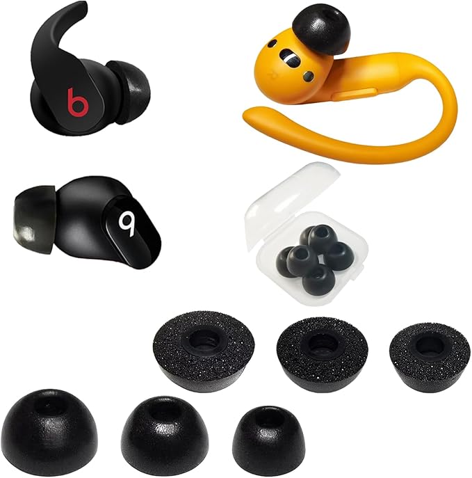 Memory Foam Ear Tips for Powerbeats Pro 2 Replacement Earbud Tips Compatible by EarbudsTipsAccessories