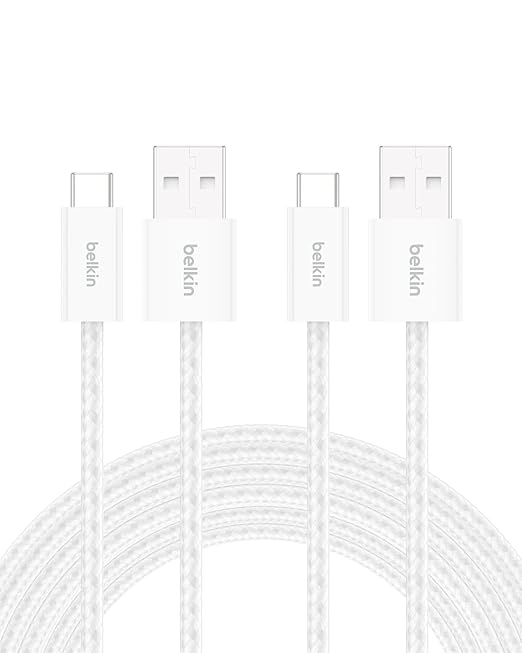 Belkin USB A to USB C Cable 2-Pack, 15W by Belkin