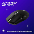 Logitech G305 LIGHTSPEED Wireless Gaming Mouse, Hero 12K Sensor, 000 DPI - Image 3