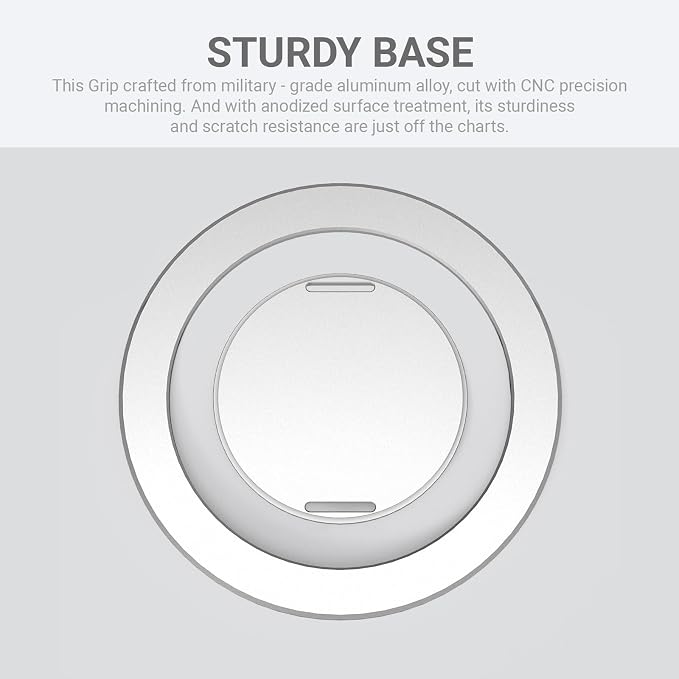 Grat 3 Lite Magnetic Phone Loop, 360° Rotatable Phone Grip, Detachable Finger - Image 6