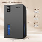 NineSky Dehumidifiers for Home, 95 OZ Water Tank, Dehumidifiers for Bathroom - Image 7