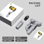 Gimbal Stabilizer for Smartphone w/LED Light Face Tracking Inception Timelapse - Image 2