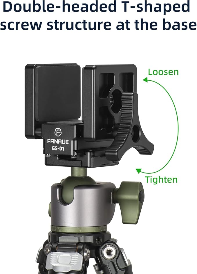 FANAUE GS-01Arca Swiss Rifle Saddle Mount, Hunting Tripod Clamp - Image 6
