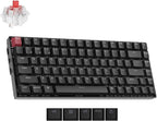 Keychron K2 75% Layout QMK Wireless and Wired Options Mechanical Keyboard Super by Keychron
