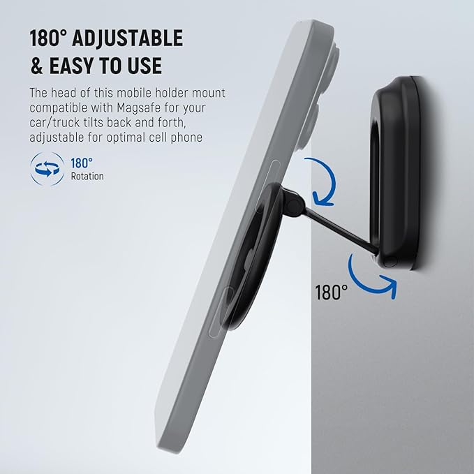 NEEWER Magnetic Phone Holder for Car, Dual Sided Magnet Cell Phone Mount - Image 5