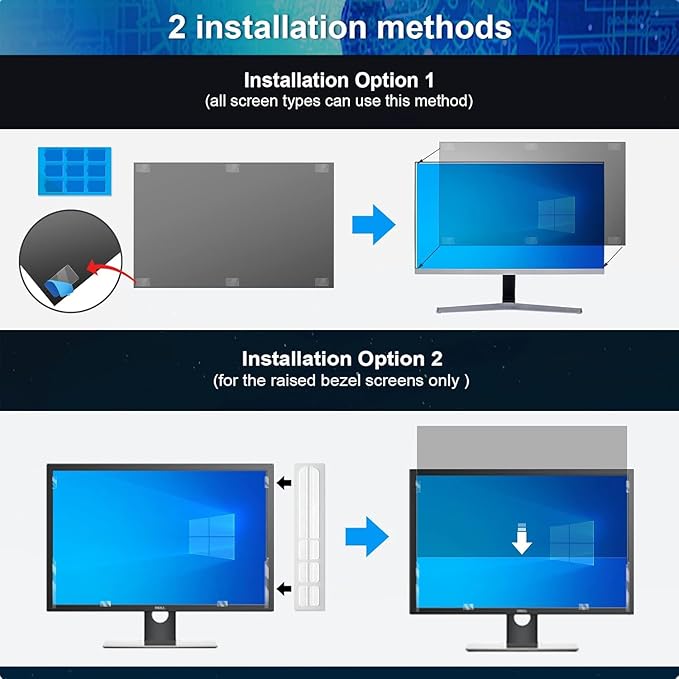 Easges 21.5 Inch Computer Privacy Screen Filter - Image 4
