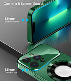 Magnetic for iPhone 13 Pro Case, Built-in Camera Lens Protector, Compatible - Image 4