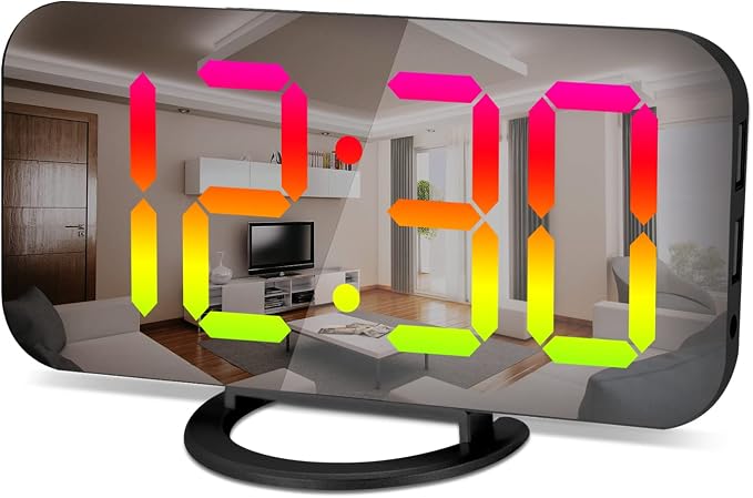 SZELAM LED RGB Digital Alarm Clock, - Image 9