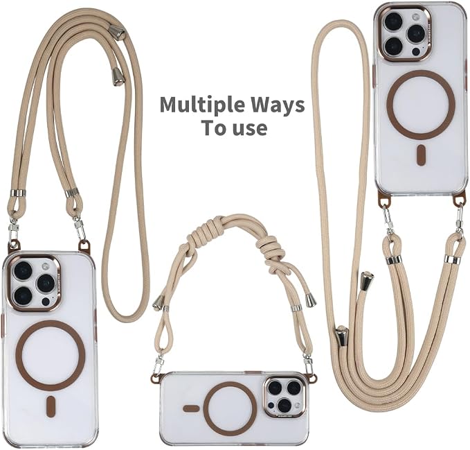for iPhone 14 Pro Case with 62.99 inch Lanyard, Compatible with MagSafe - Image 2