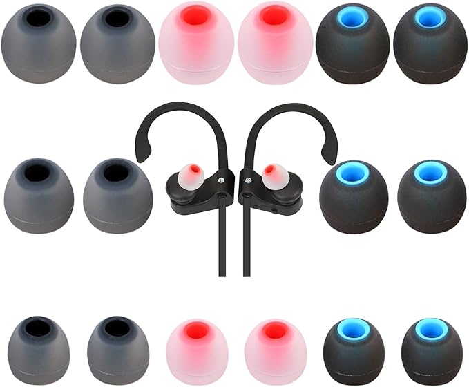 Earbud Tips Ear Bud Tips Soft Anti Slip Washable and Reusable Silicone by Unknown