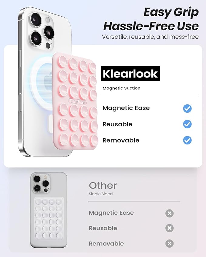 Klearlook 2Pack Magnetic Suction Phone Mount - Image 3