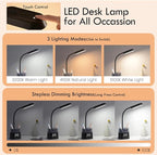 WILIT LED Kids Desk Lamp, Dimmable Study Lamp - Image 3