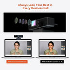 NUROUM V11 2K Webcam for PC, 1080P 60FPS USB Web Camera - Image 3