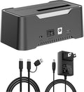 USB-C Hard Drive Docking Station, 2.5"/3.5" Inch SATA Enclosure by ANYOYO