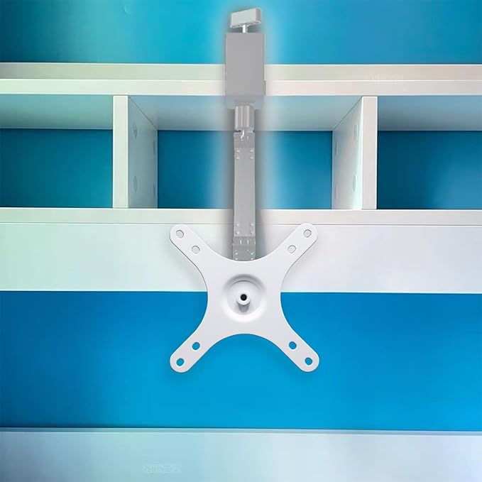 Kado Portable Monitor Mounting Adapter Bracket Plate White, 1/4" Screw Hole to - Image 5