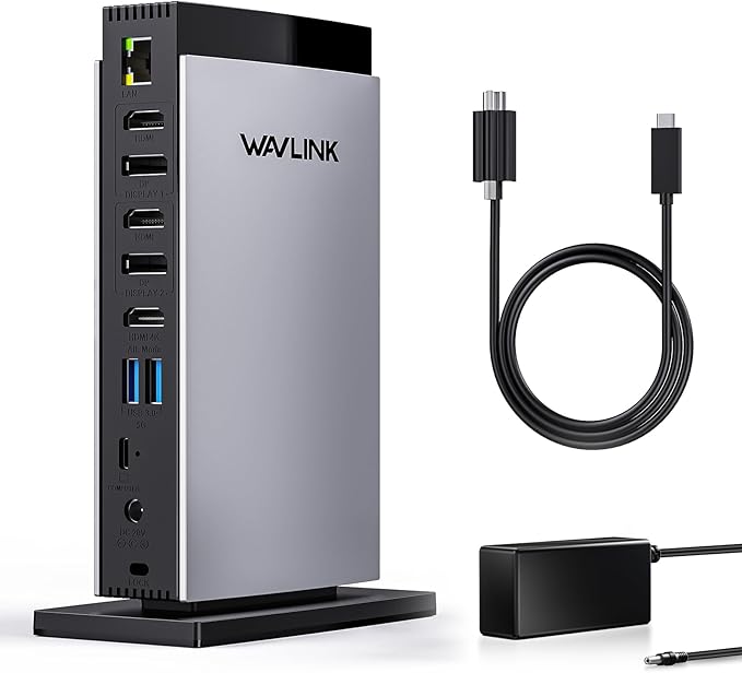 WAVLINK USB C DisplayLink Docking Station by WAVLINK%C2%AE