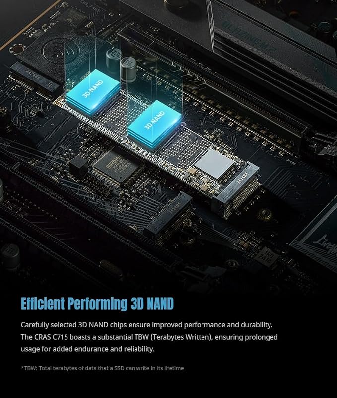 KLEVV CRAS C715 512GB M.2 2280 NVMe PCIe Gen3x4 Laptop & Desktop - Image 8
