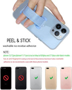 Phone Grip Holder for Hand, Universal Finger Strap Phone Holder, Finger Selfie - Image 3