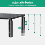 Zimilar 2 Pack Monitor Stands, 3 Height Adjustable Riser - Image 5